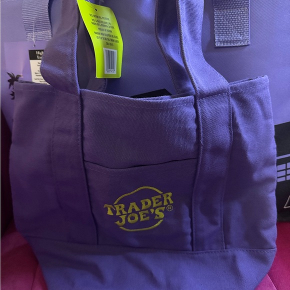Trader Joe's Purple Tote Set - Picture 6 of 6